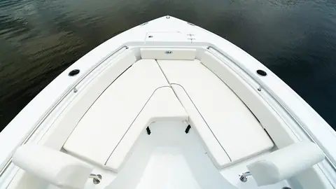 Bow seating area of the Sea Hunt Ultra 229